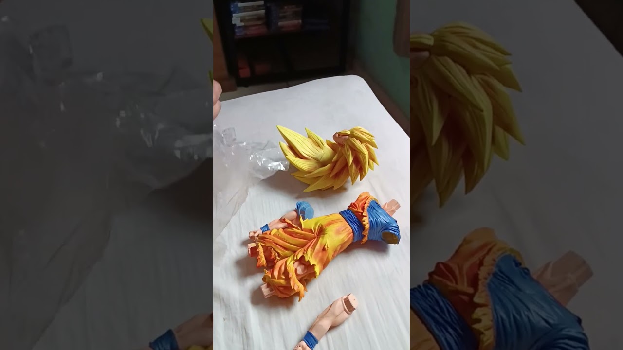 Unboxing  figure ( Goku ssj3) maravilhosa figura .