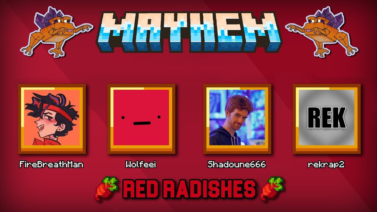 rekrap2 mc mayhem 30 red radishes 1st place team w/ shadoune wolfeei firebreathman