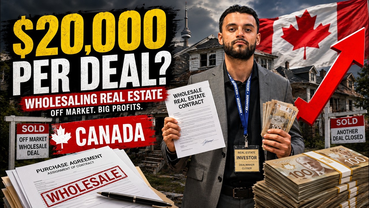 Can You Really Make $20,000 Wholesaling Real Estate In Canada? (The Truth)