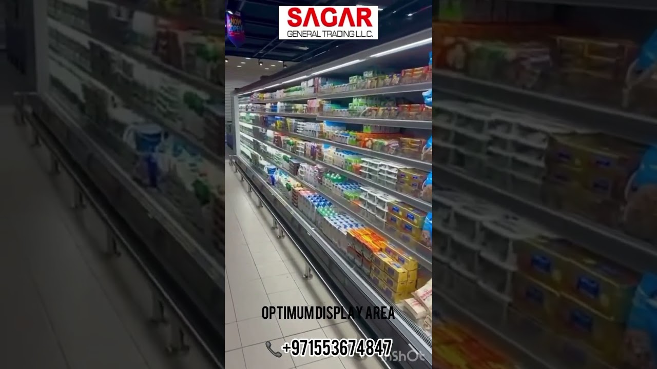 Maximize display  chilled products. High class . Energy efficient