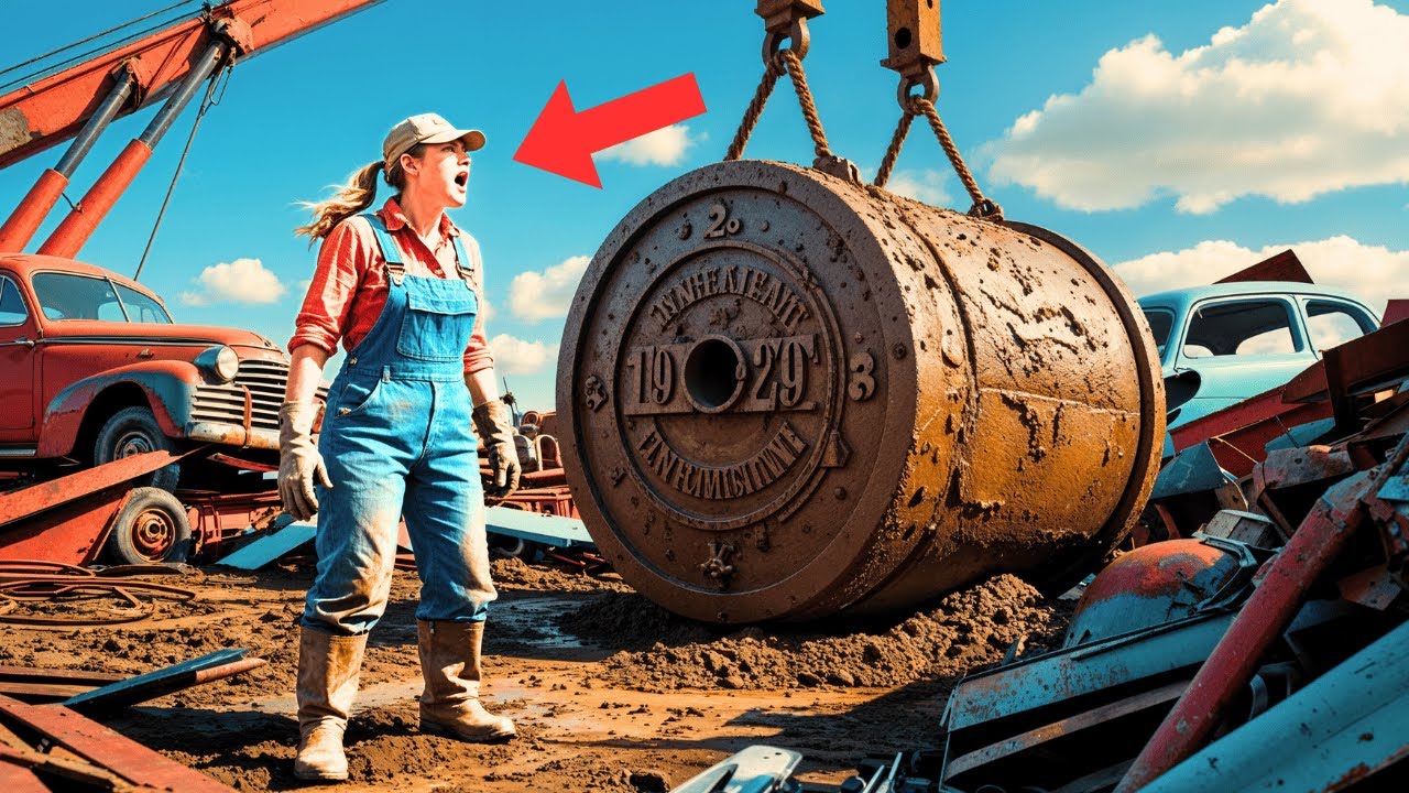 Broke Farmer Inherits Uncle's Junkyard — Crane Lifts Buried Bank Vault From 1929