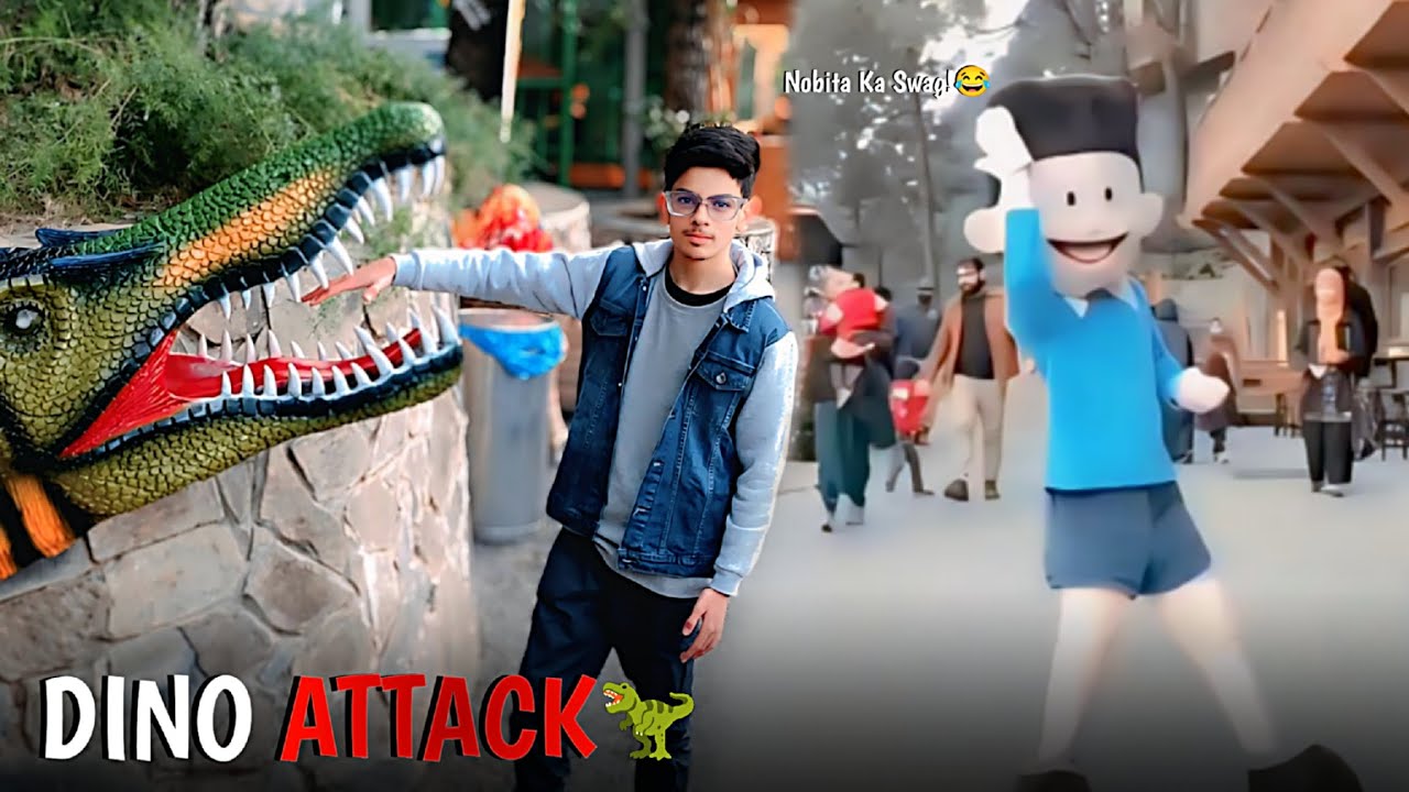 Dino Attack Sy Bach Gaye🦖 | Nobita Full Style Mein😂 | Dino Valley 