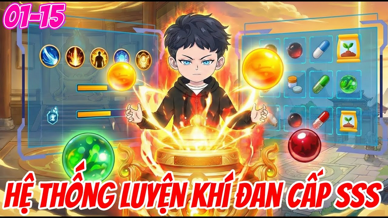 Tập 01-15 | Hệ Thống Luyện Khí Đan Cấp SSS | Bao Bao Vietsub