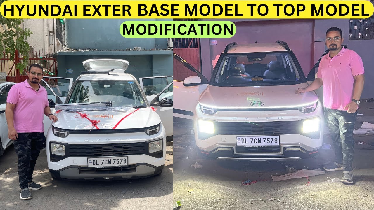 Hyundai Exter Base Model To Top Model Modification 😃| Hyundai Exter