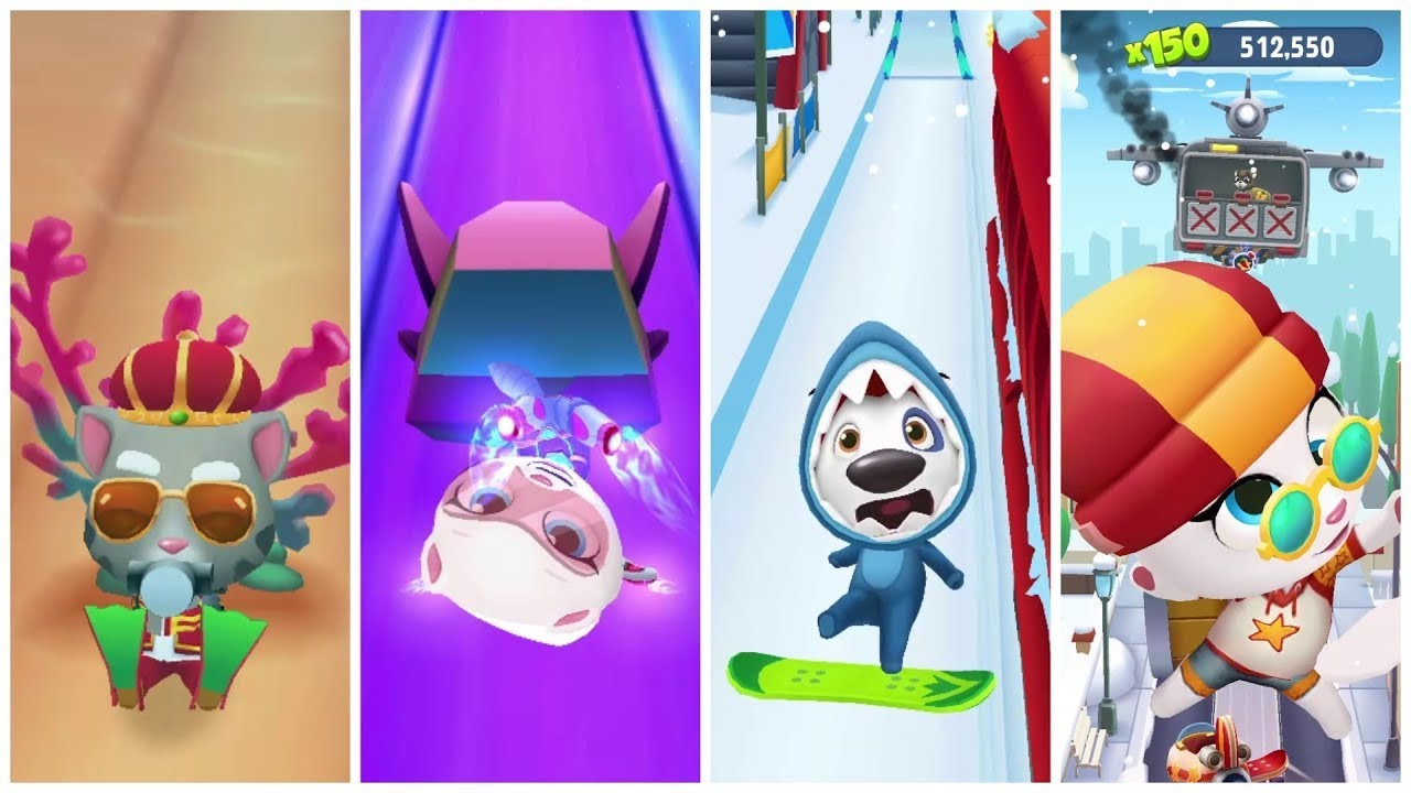 Talking Tom Gold Run - All Best Funny Fails
