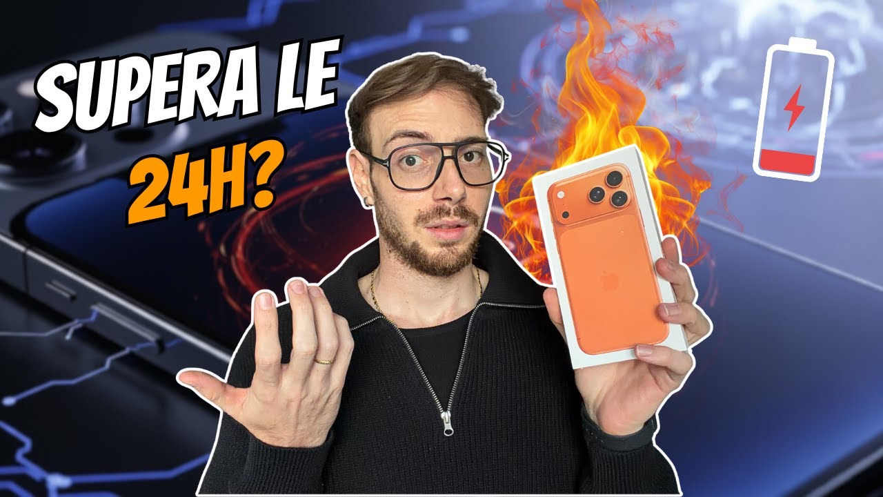 🪫LA BATTERIA DELl'IPHONE 17 DURA POCO? ( 24H STRESS TEST, SONO PERPLESSO )