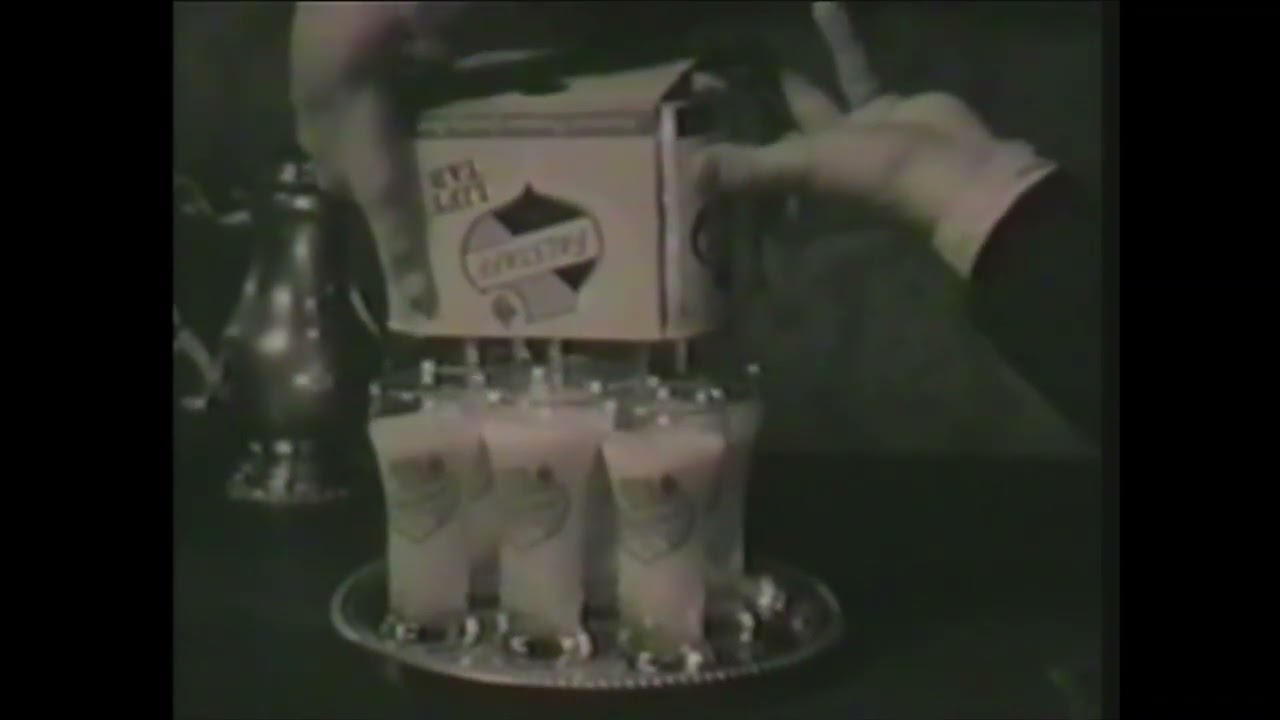 Retro Falstaff Brewing Company Beer Commercial 60s Pouring Six At Once