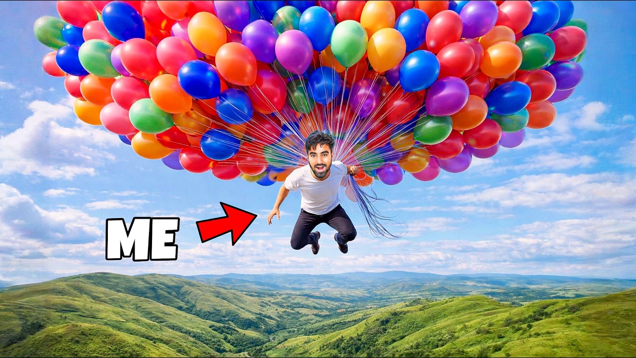 We Tested Every Movie Myths In Real Life - क्या ग़ुब्बारे मुझे हवा में उड़ा पाएंगे ?? 