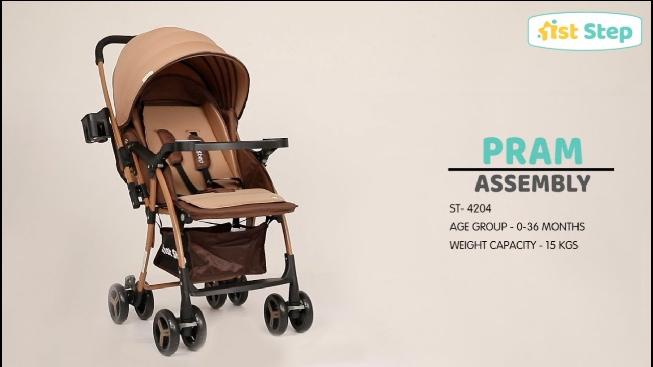 1st Step | Baby Pram | Assembly Video | Feature Video | ST-4204
