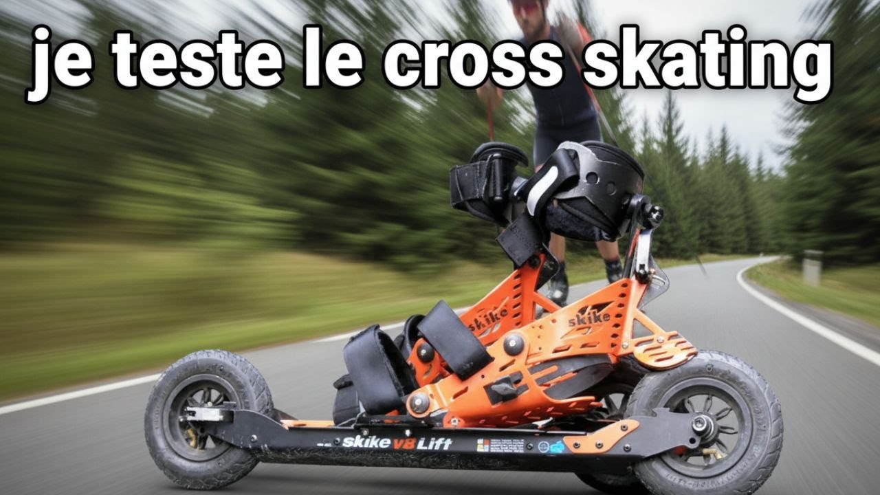 je teste le cross skating