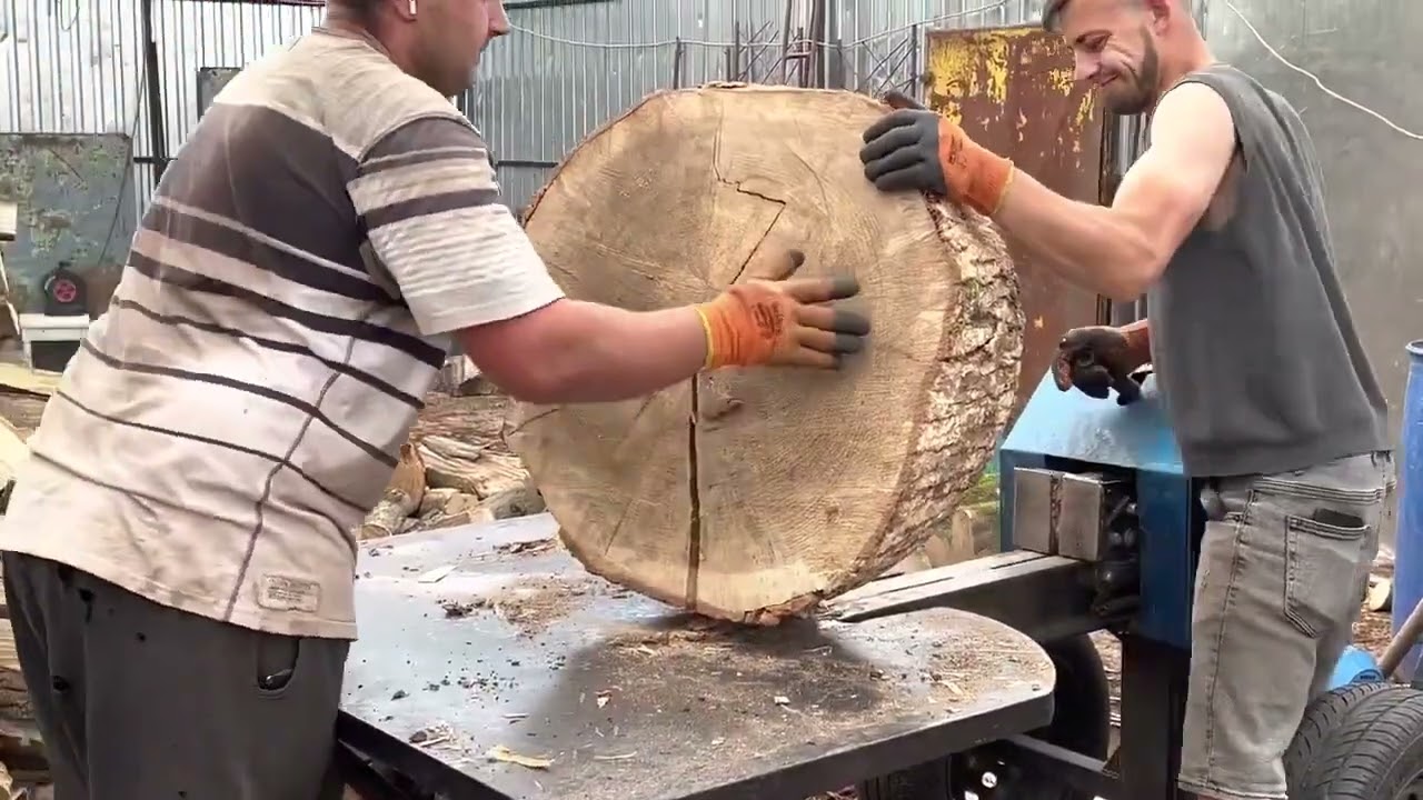 EXTREME Hardwood Splitting