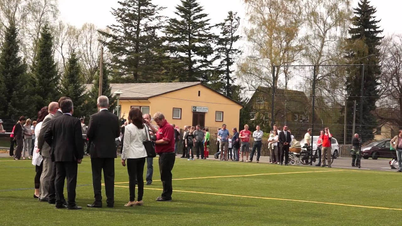 Cunewalde 1. Spatenstich Umbau und Sanierung Erlebnisbad, Eröffnung Radweg, Übergabe Sportplatz
