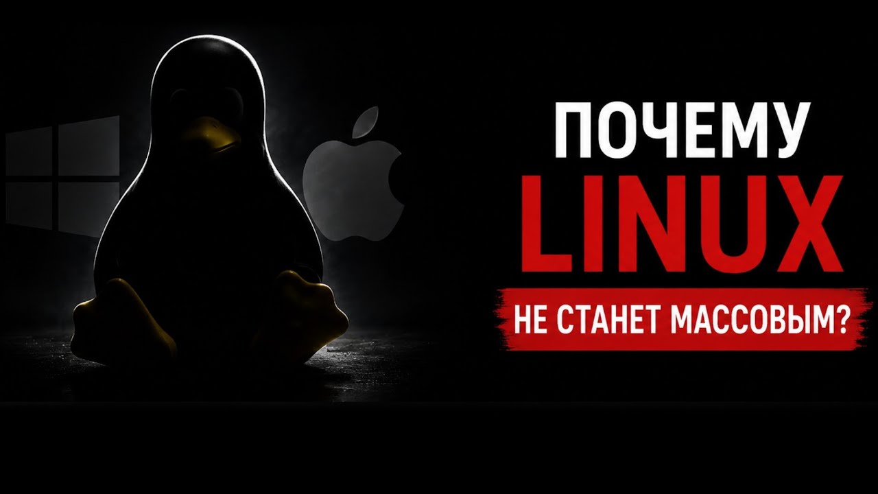 ПОЧЕМУ LINUX НИКОГДА НЕ СТАНЕТ ПОПУЛЯРНЕЕ WINDOWS? ВСЯ ПРАВДА ?