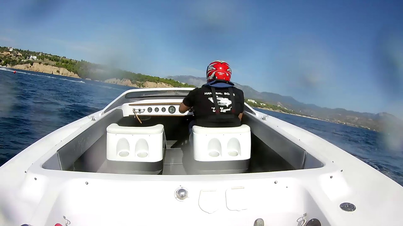 Hannibal Boats - R 2020 on Board Tasos 85 στα Ίσθμια, Καλαμάκι Beach (αρχή τριγώνου)