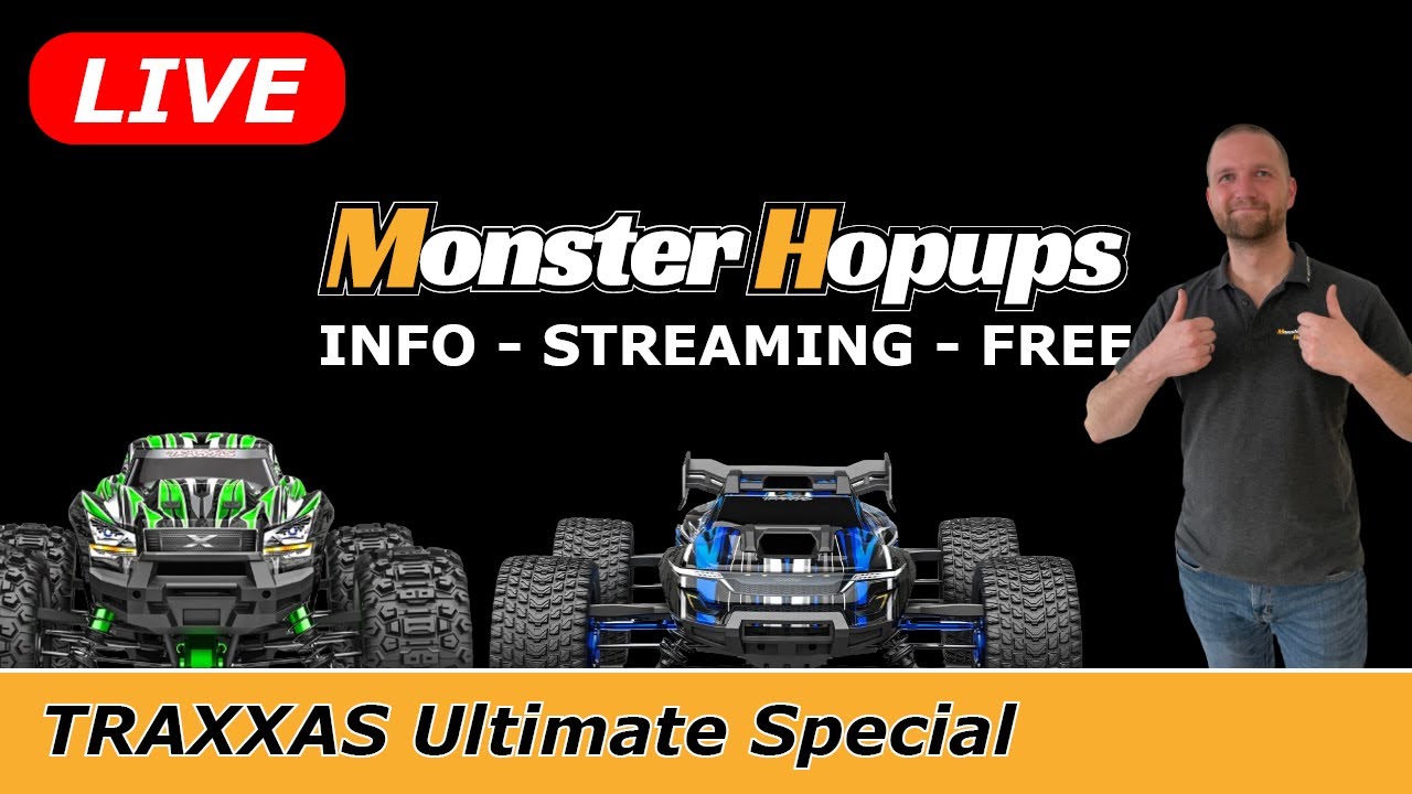 Monster-Hopups Live - TRAXAS X-Maxx und XRT Ultimate