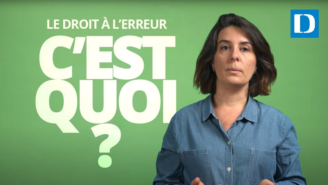 C'est quoi le droit à l'erreur ? | Vos droits expliqués en 2 min