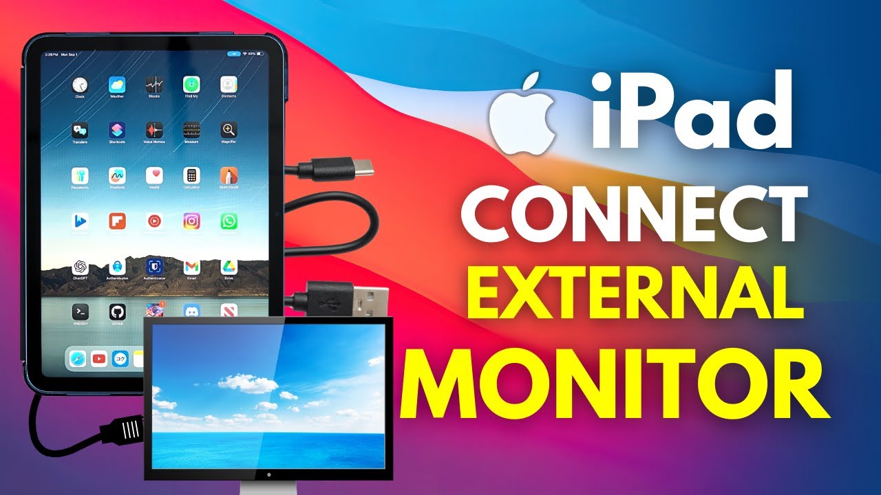 How to Connect iPad to External Monitor? HDMI & USB-C Way Explained