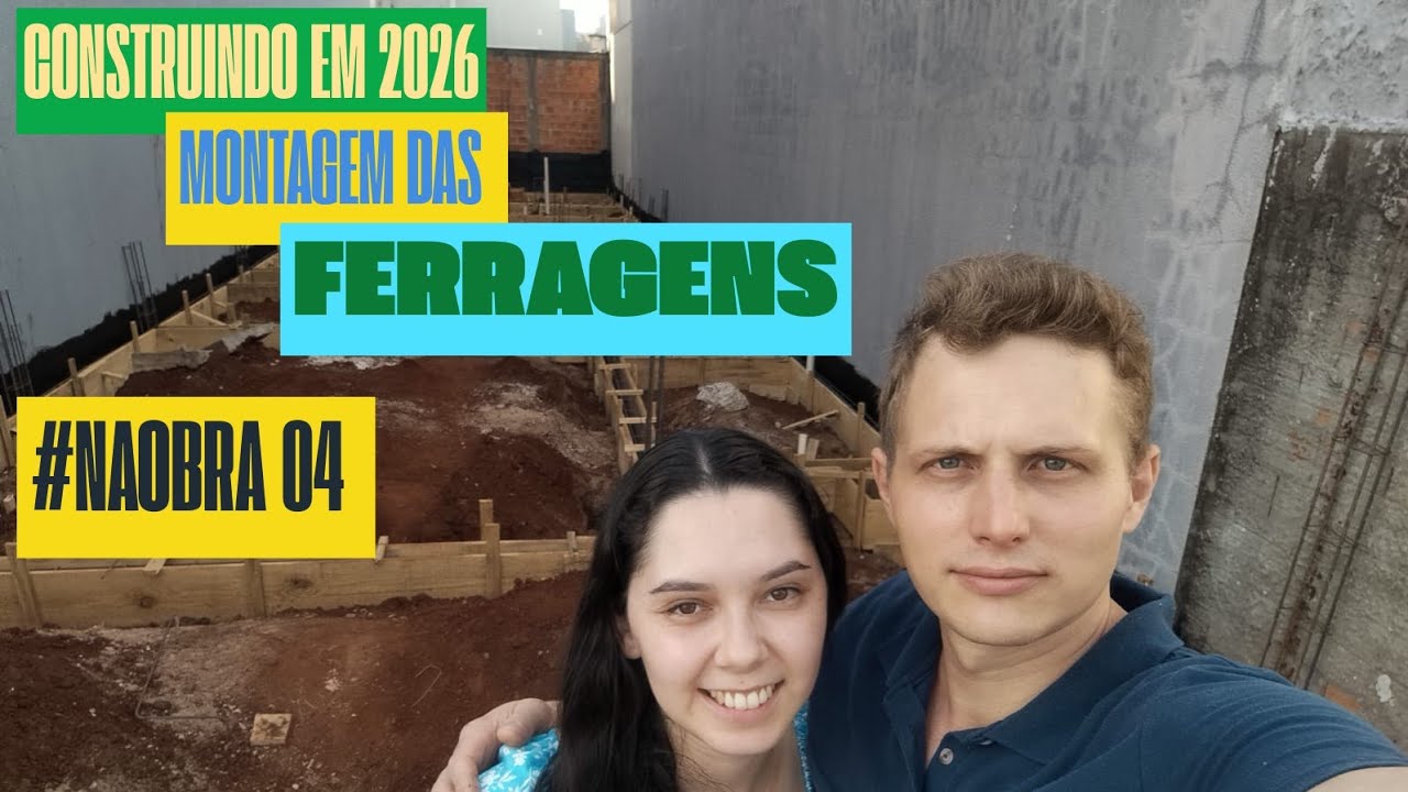 Finalizamos a montagem das ferragens 