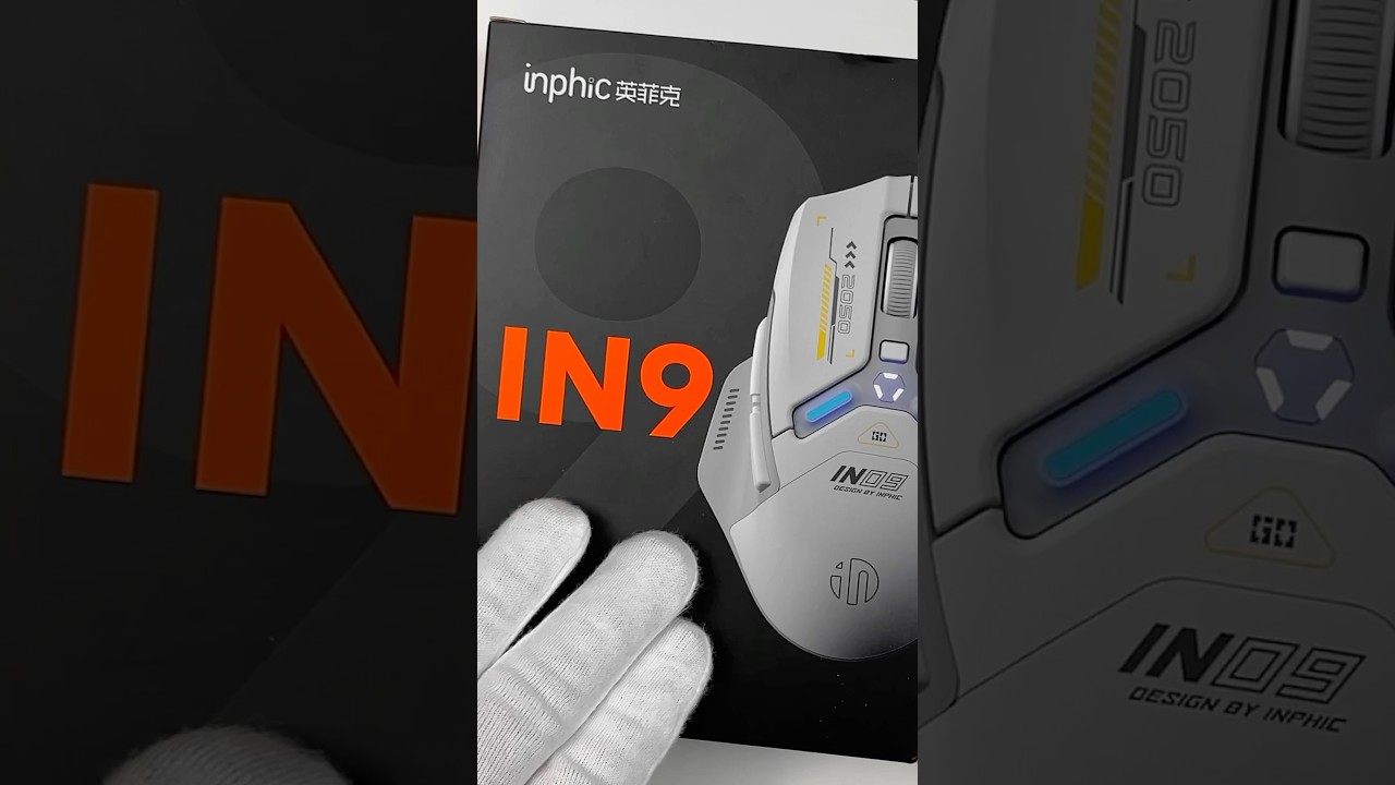 inphic IN9 SILENT gaming mouse unboxing! #asmr