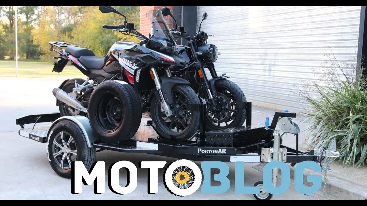 Trailer para cargar al ras del piso | Batea doble Portonar | Motoblog.com