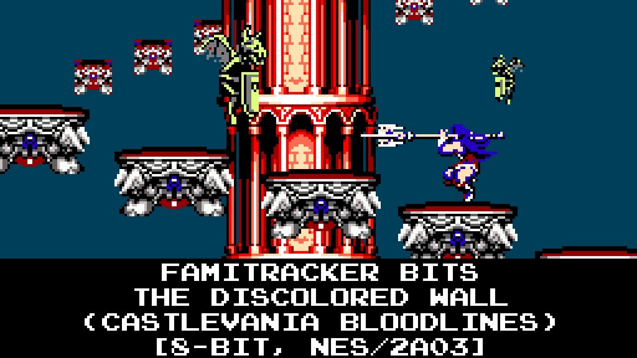 Famitracker Bits - The Discolored Wall (Castlevania Bloodlines/The New Generation) [8-bit, NES/2a03]