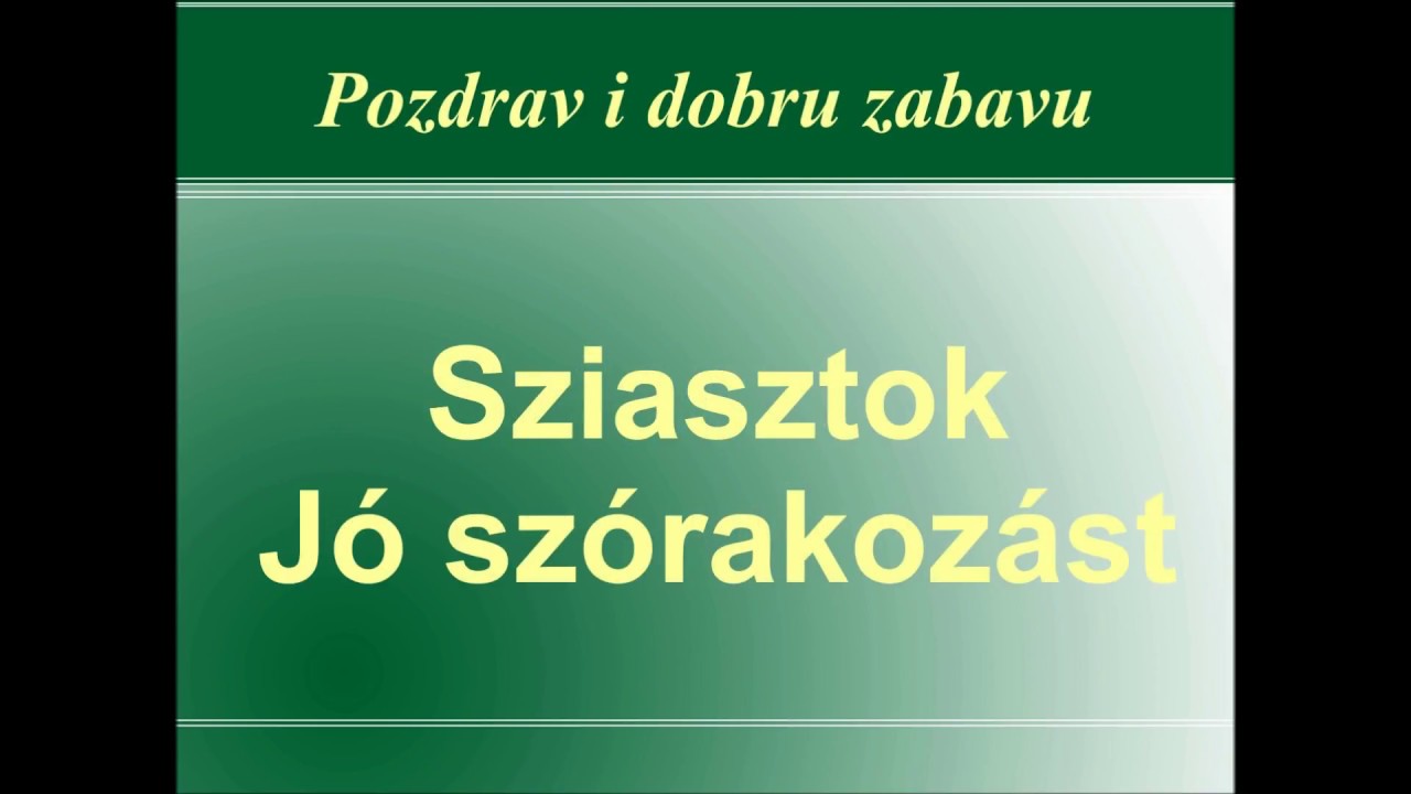 Učimo mađarski jezik - Na šalteru