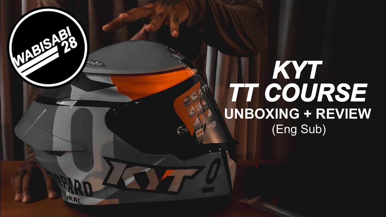 (ENG Sub) KYT TT COURSE Unboxing - Review