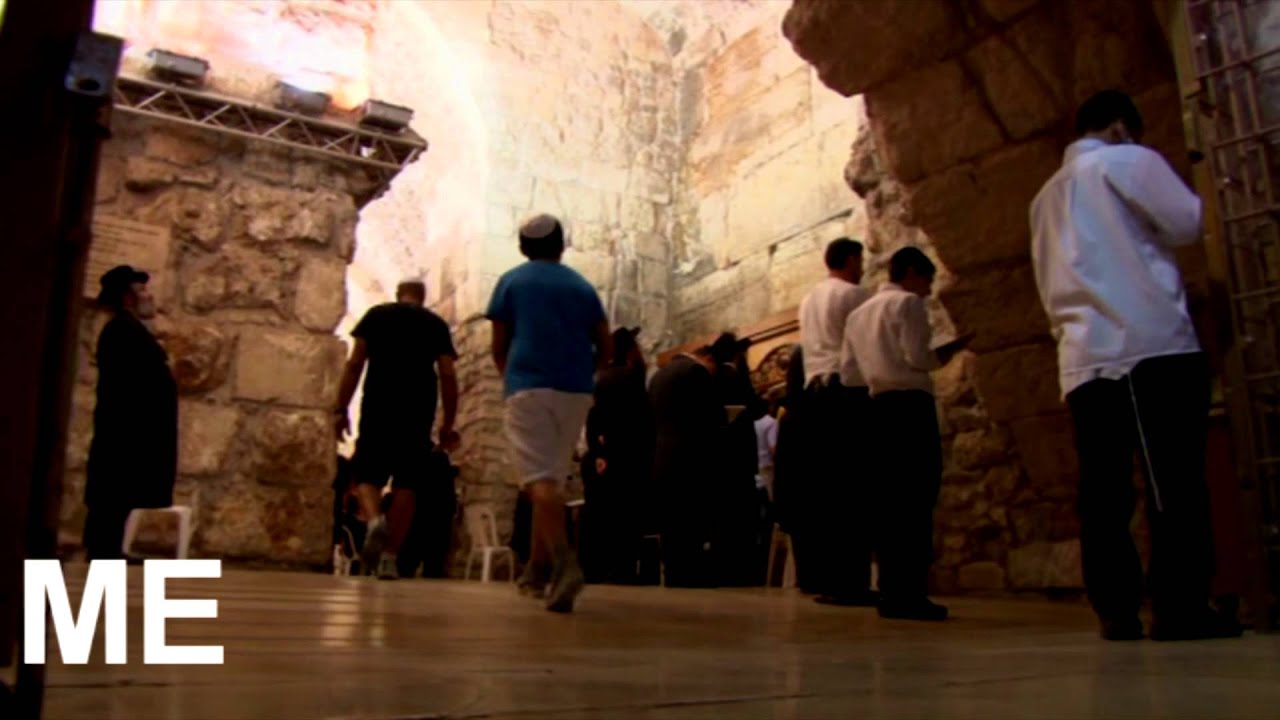 Tour of the hidden parts of the Western Wall in Jerusalem