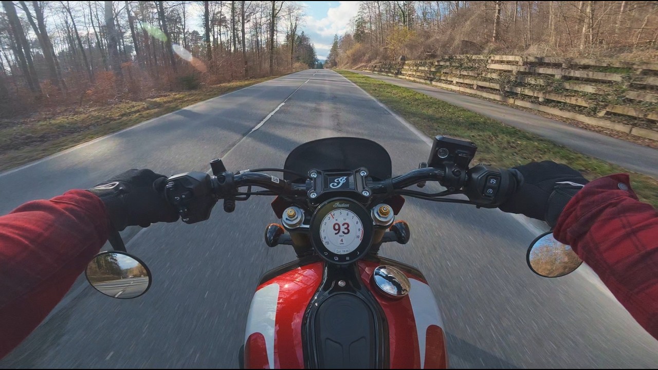 INDIAN SCOUT 101 - FIRST RIDE IN 2026 (POV) !!!
