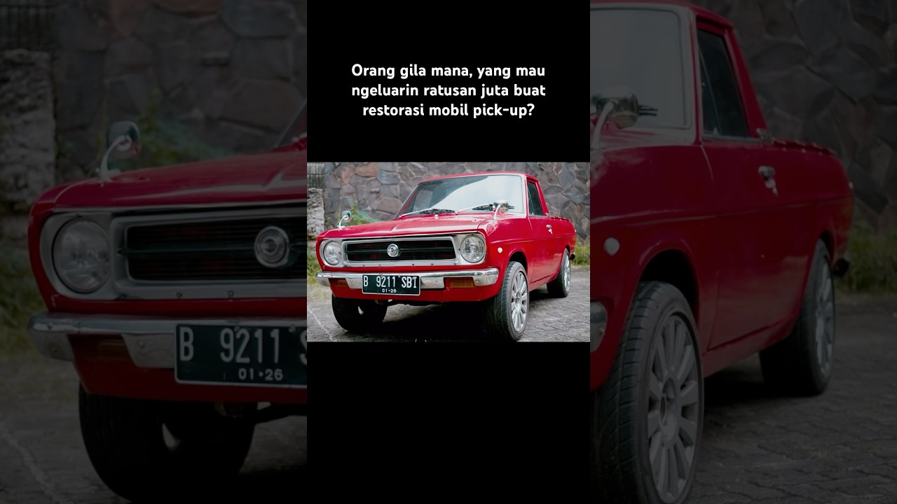 This is not just any pick-up truck. This is the Datsun 1200! 💪🏻
