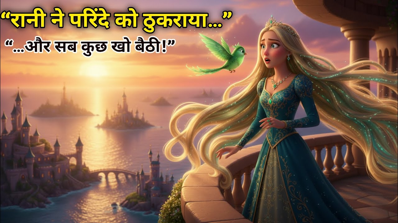 रानी ने परिंदे को ठुकराया… फिर सब कुछ खो बैठी! | Moral story 