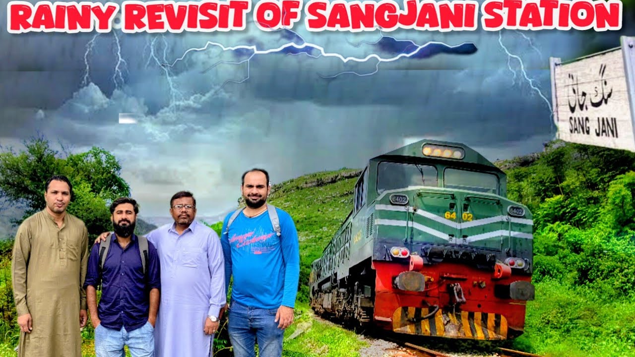 Heavy Rain Meets Railfaning | Sangjani Station & Tunnel