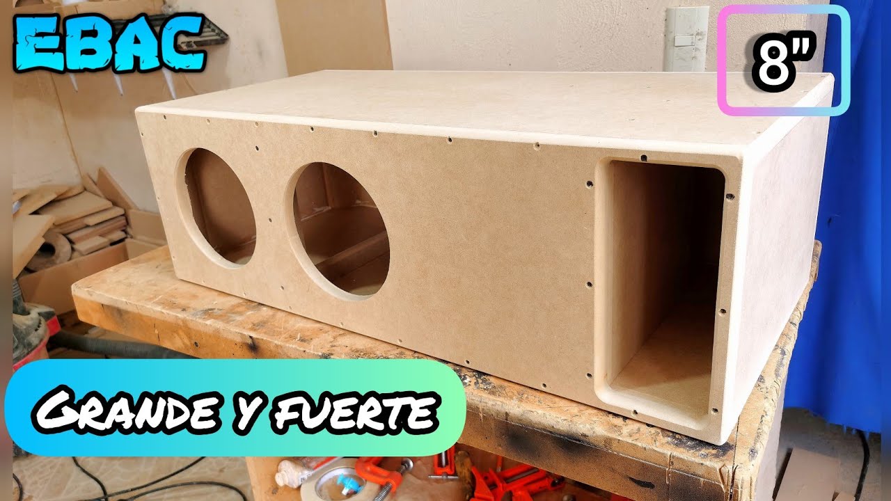 Fabricando Cajón grande Para 2 Subwoofer Rks804OS 42 Hz| EBAC