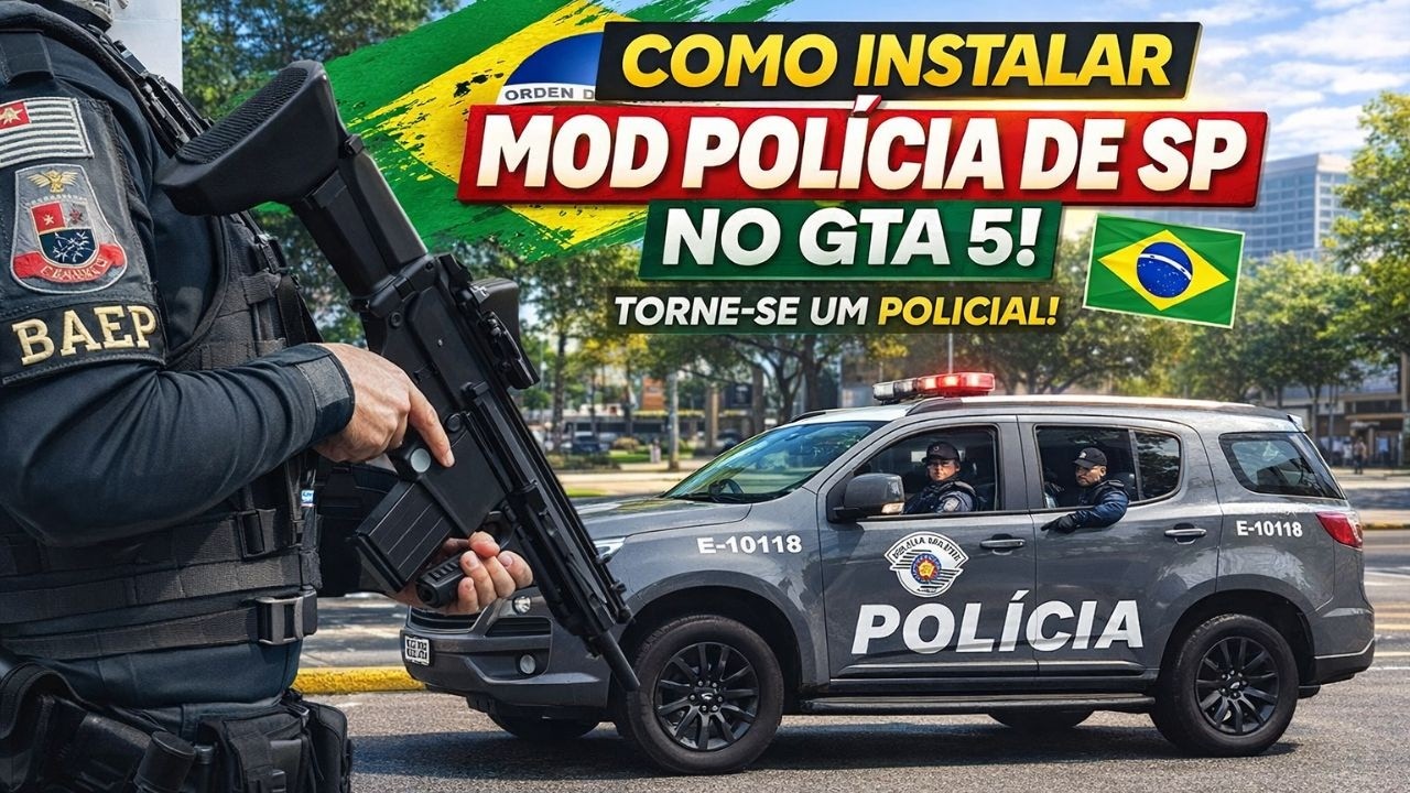 GTA V LSPDFR PMESP 2026 – Como Instalar Polícia Militar de SP COMPLETO e Atualizado!