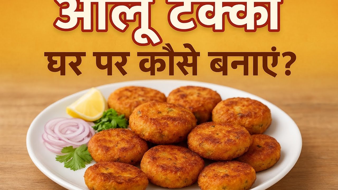 घर पर बनाएं बिल्कुल स्ट्रीट स्टाइल कुरकुरी आलू टिक्की 