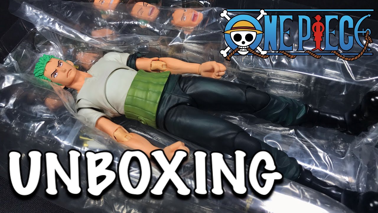 RORONOA ZORO PAST BLUE VER. VARIABLE ACTION HEROES MEGAHOUSE UNBOXING Y REVIEW
