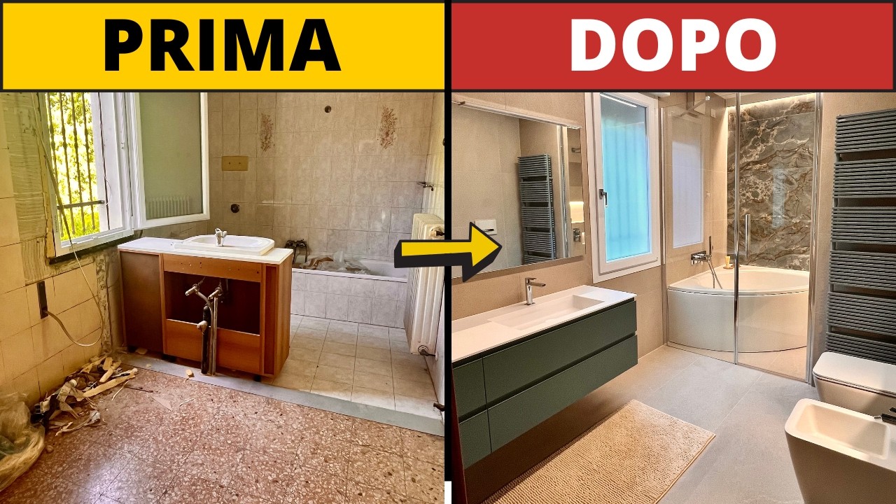 Ristrutturazione di un Bagno Abbandonato: Prima/Dopo Incredibile!