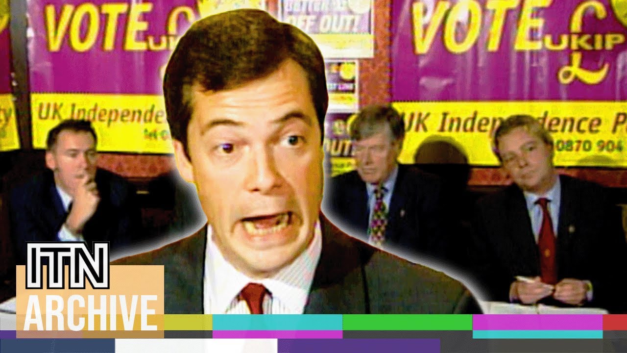 Nigel Farage Forecasts Brexit Vote at Early UKIP Manifesto Launch (2001)
