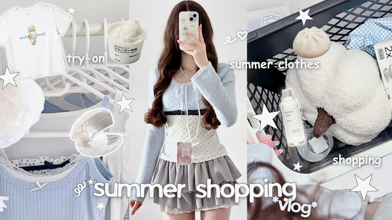 🛒𖦹˖&deg;. shopping vlog | taobao try-on haul, summer clothes, room decor ༘⋆ 🏷