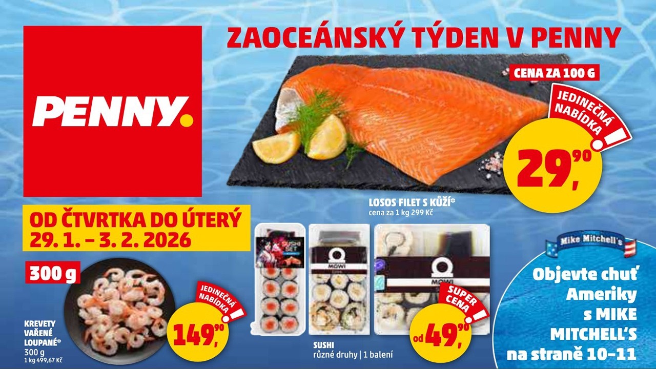 🔥 PENNY Market leták od 29.01.2026 | TOP akce tohoto týdne 🛒