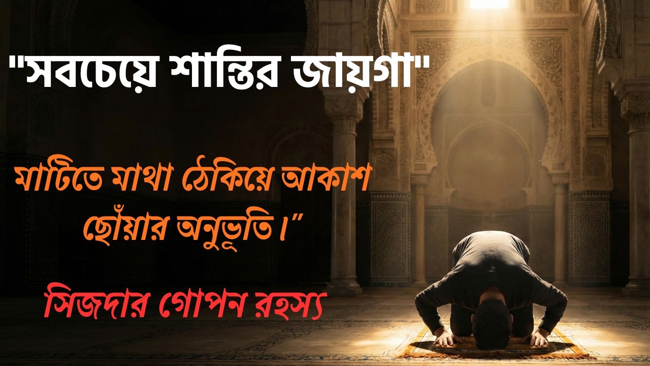 আল্লাহর সবচেয়ে কাছে যাওয়ার গোপন রাস্তা | সিজদার অনুভূতি| Best Feeling in the World |Light of Life