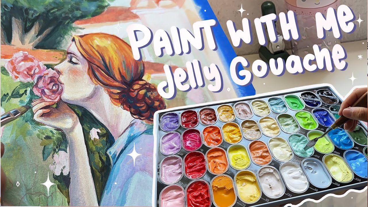 Probando materiales ✧°.･* GOUACHE MIYA SERIE H