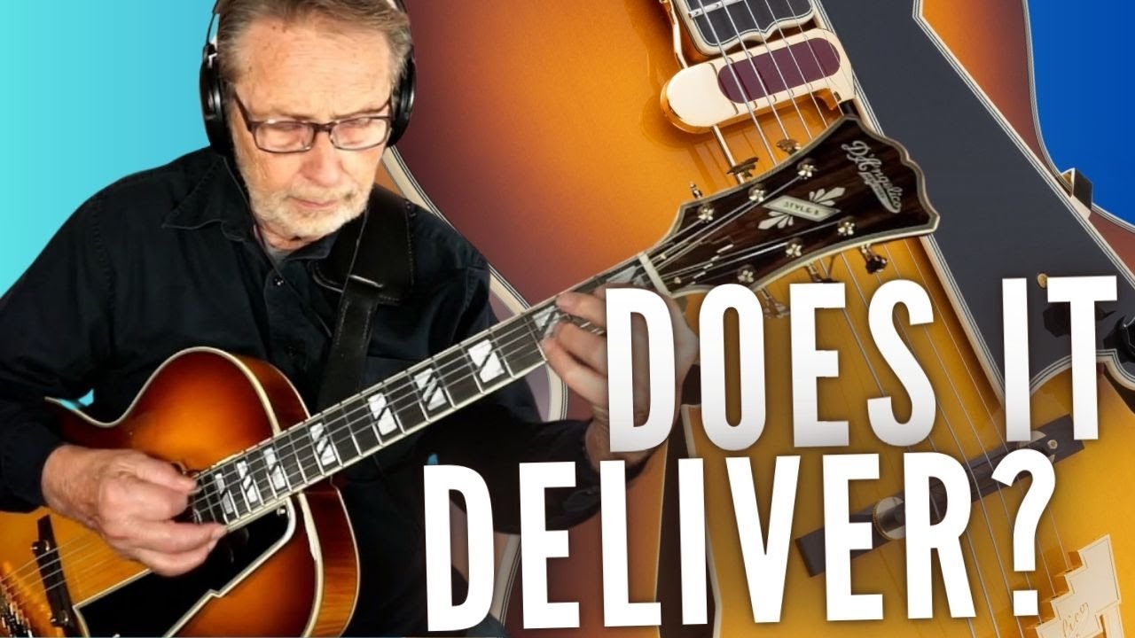 D'Angelico Excel Style B Review | DeArmond Pickup vs Guild Artist Award