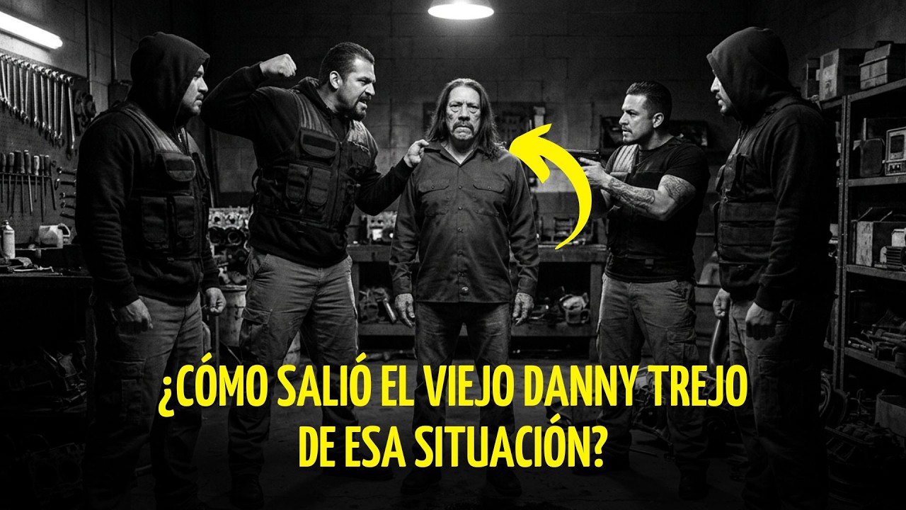 Sicarios de élite rodearon a Danny Trejo en su propio taller… 5 segundos después nadie quiso pelear