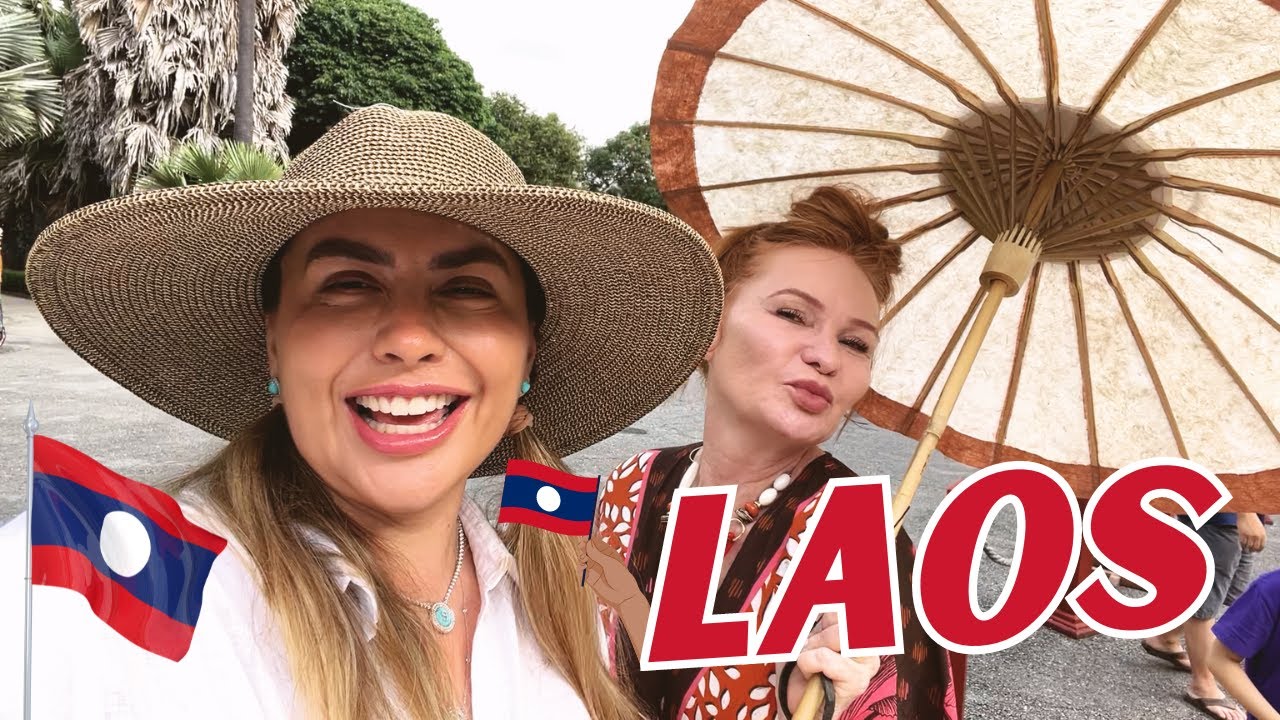 CHEGAMOS NO LAOS 🇱🇦 nosso hotel, MONGES, mercado e feirinha, CAVERNAS e experiências ÚNICAS!