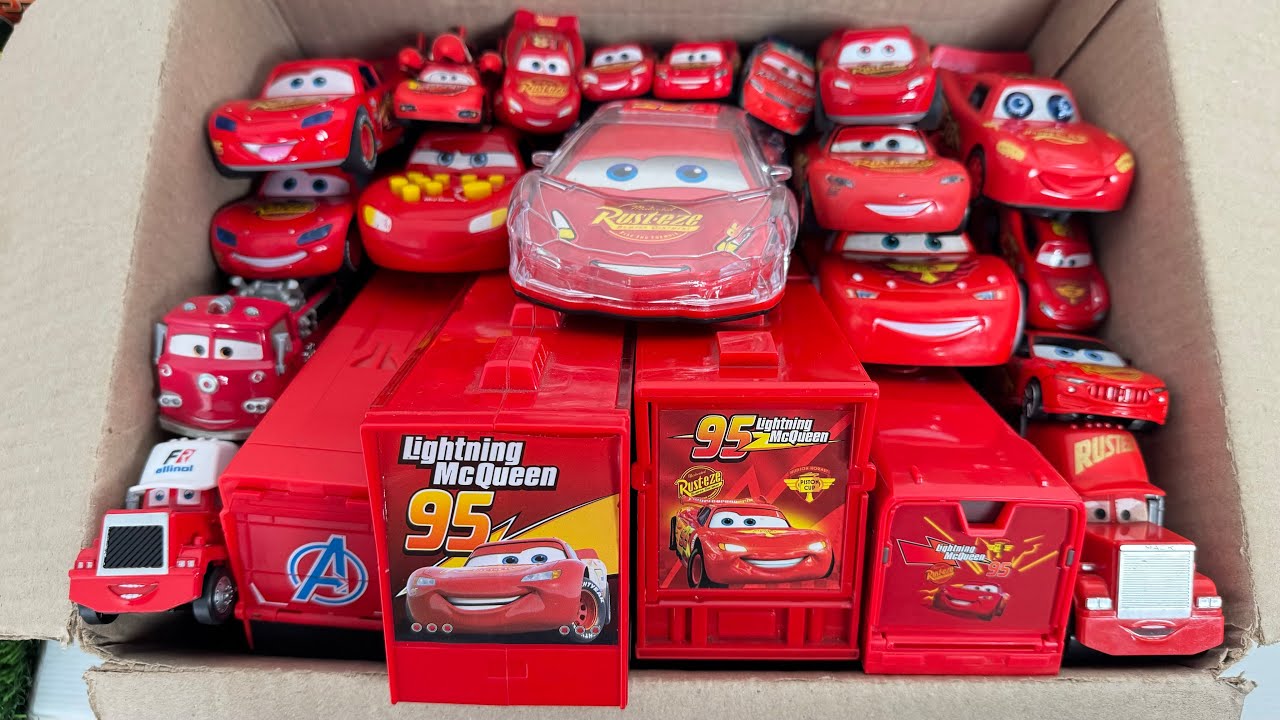 Disney Pixar Cars Lot Review and Unboxing | Full Lightning Mcqueen Bubble RC | ASMR Collection Cars