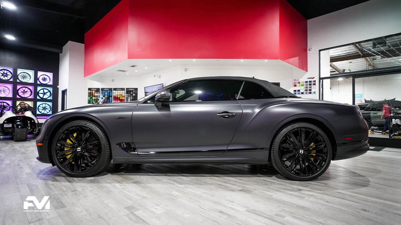 This Bentley Speed Is Now UNTOUCHABLE:  Full Matte PPF + Blackout Build