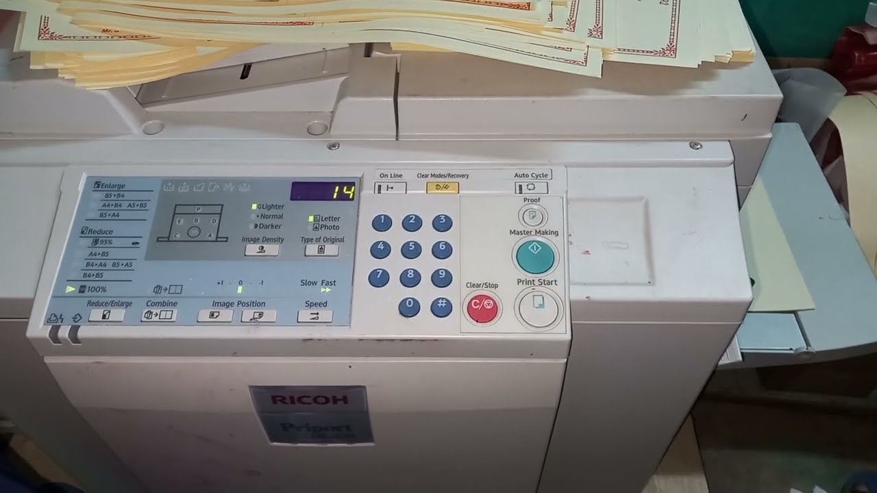 Ricoh DX -2430 / Perfact for Small Printing Business