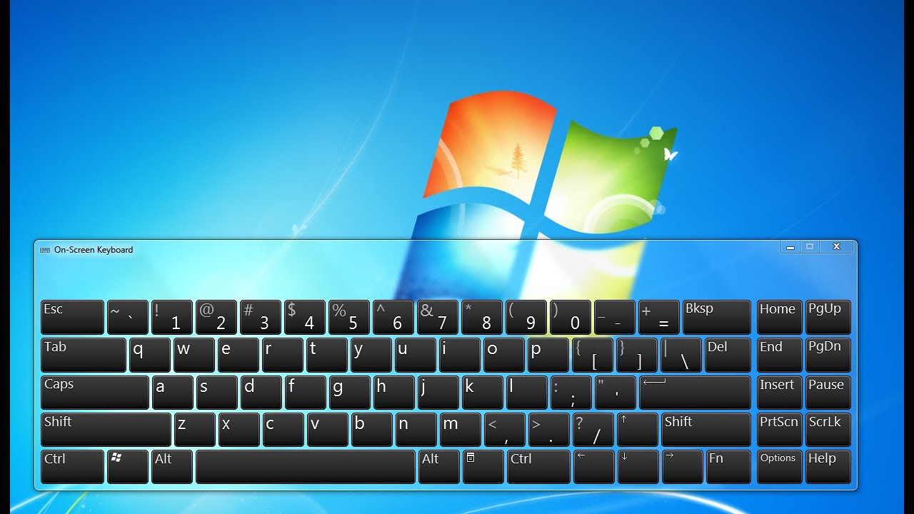 on screen keyboard - how to open screen keyboard - 2020