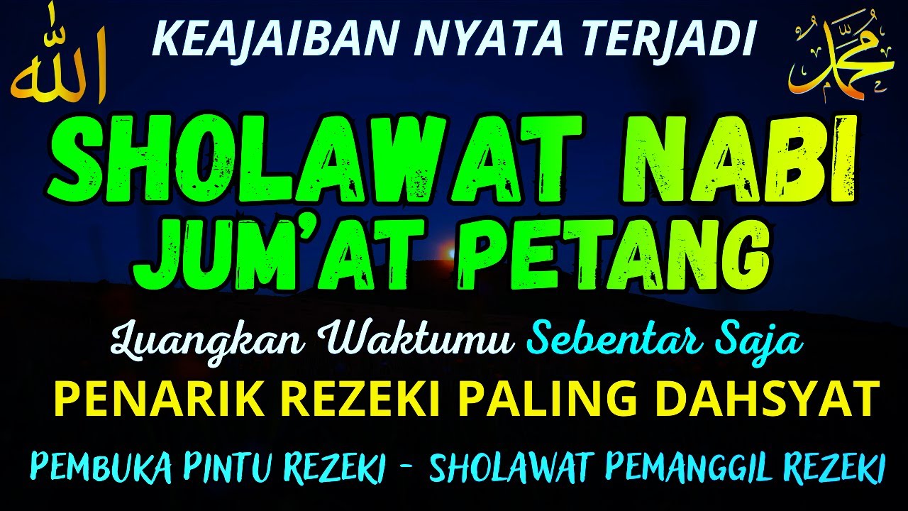 SHOLAWAT PENARIK REZEKI PALING DAHSYAT,Sholawat Nabi Muhammad SAW,SALAWAT JIBRIL PALING MERDU sekali